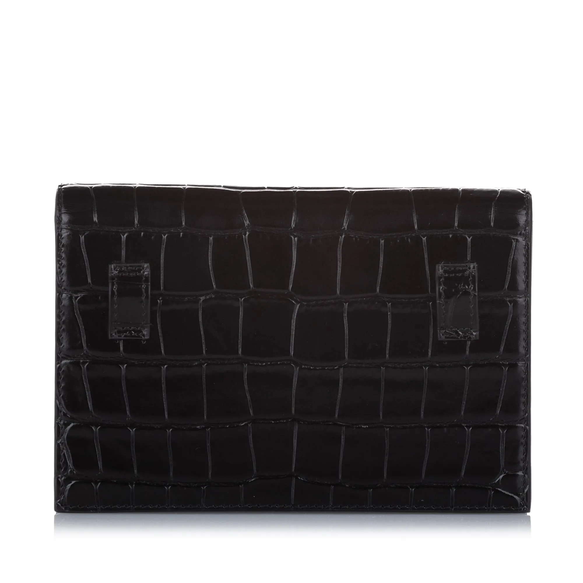 Balenciaga Croc Embossed Sharp Leather Shoulder Bag (SHG-25675)