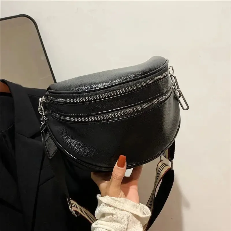 Camila Leather Crossbody Bag