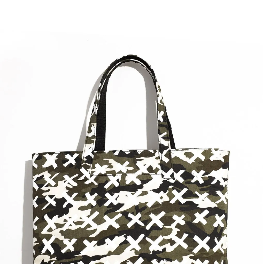 Camo X Totes in White
