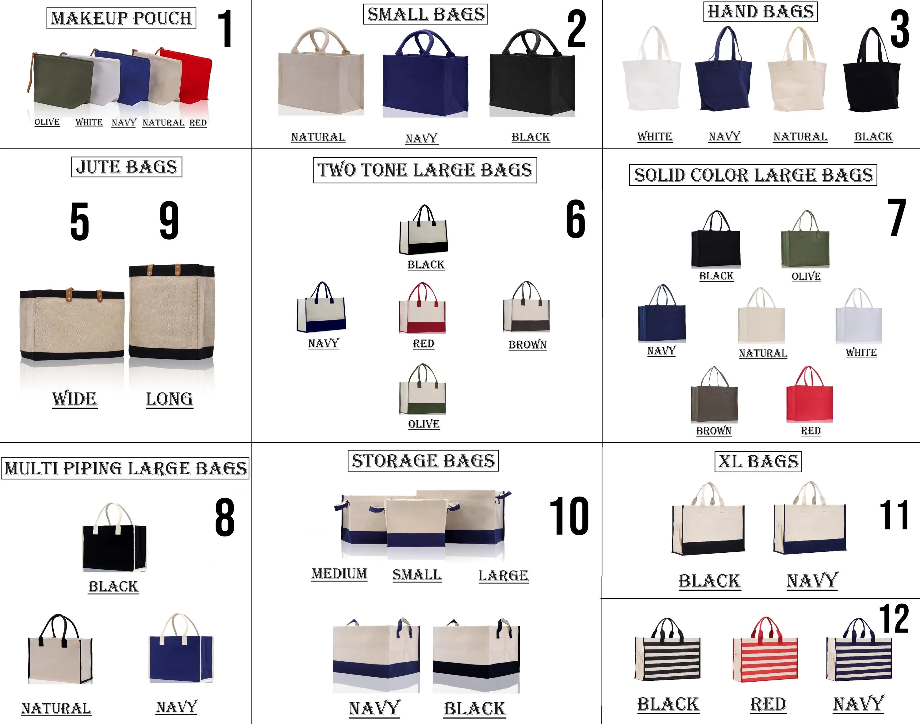 Custom Name Cotton Canvas Tote Bag Personalized Chic Pattern Tote Christmas Gift Bridesmaid Bag Premium Custom Tote Bag (PNTB1003)