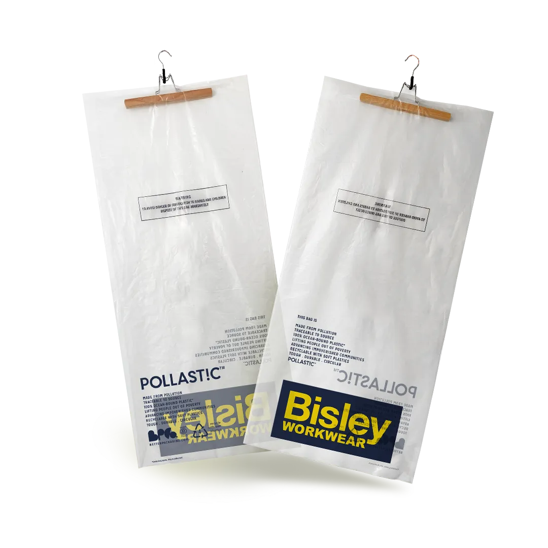 Custom POLLAST!C Hanging Garment Bags