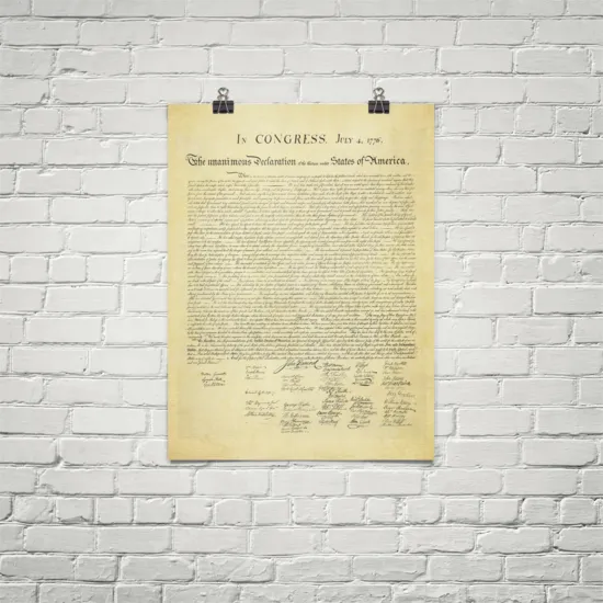 Declaration of Independence Print