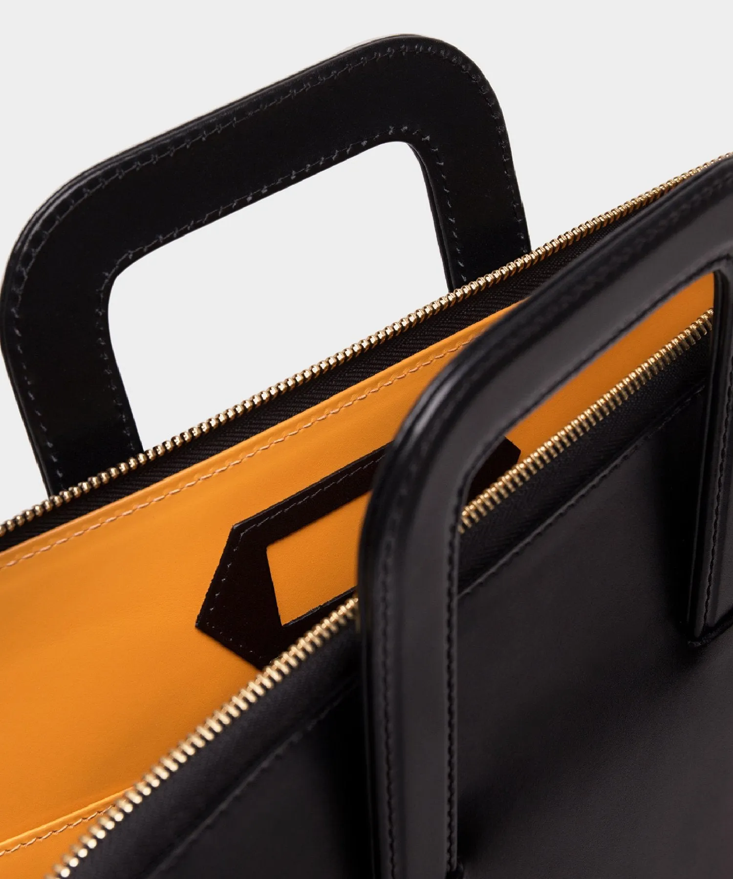 Ettinger Bakerloo Portfolio Case in Black Leather