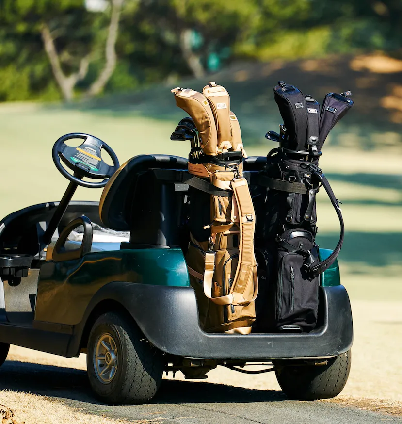EXCLUSIVE BALLISTIC NYLON - CADDY BAG GOLF SERIES KHAKI