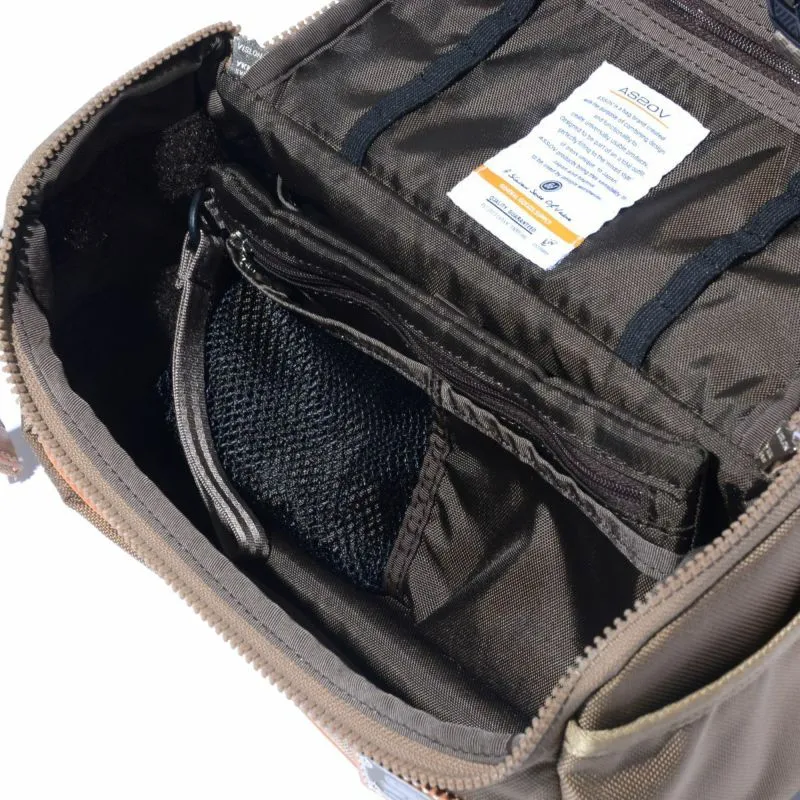 EXCLUSIVE BALLISTIC NYLON - ROUND POUCH GOLF SERIES BLACK