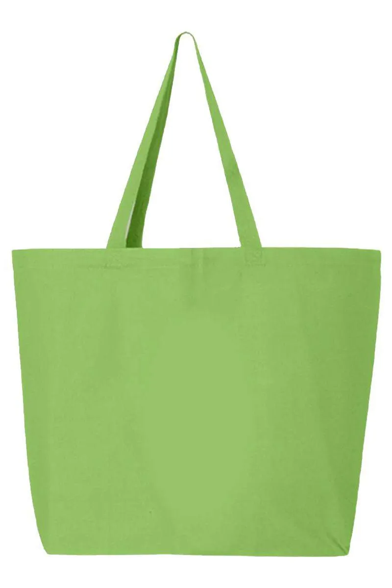 Glitzy Brushed Coquette Canvas Jumbo Tote