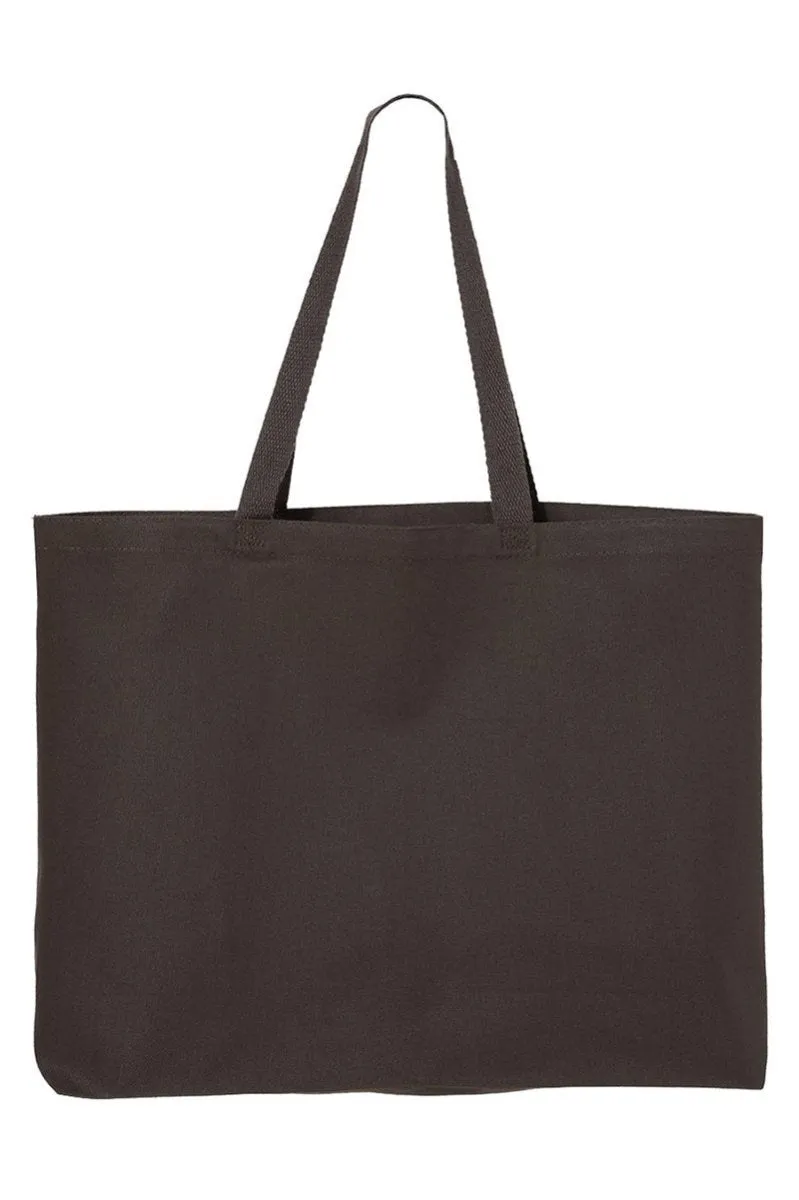 Glitzy Brushed Coquette Canvas Jumbo Tote