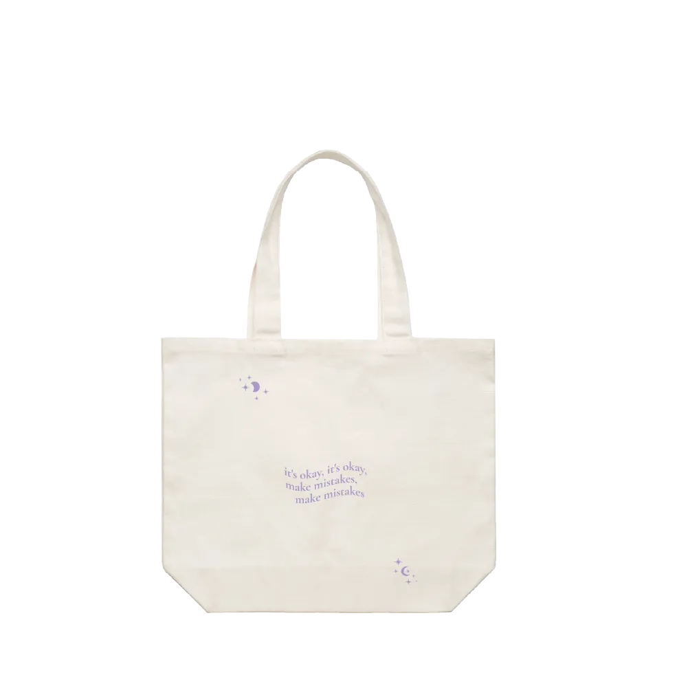 Its Okay, Make Mistakes / Cream Tote