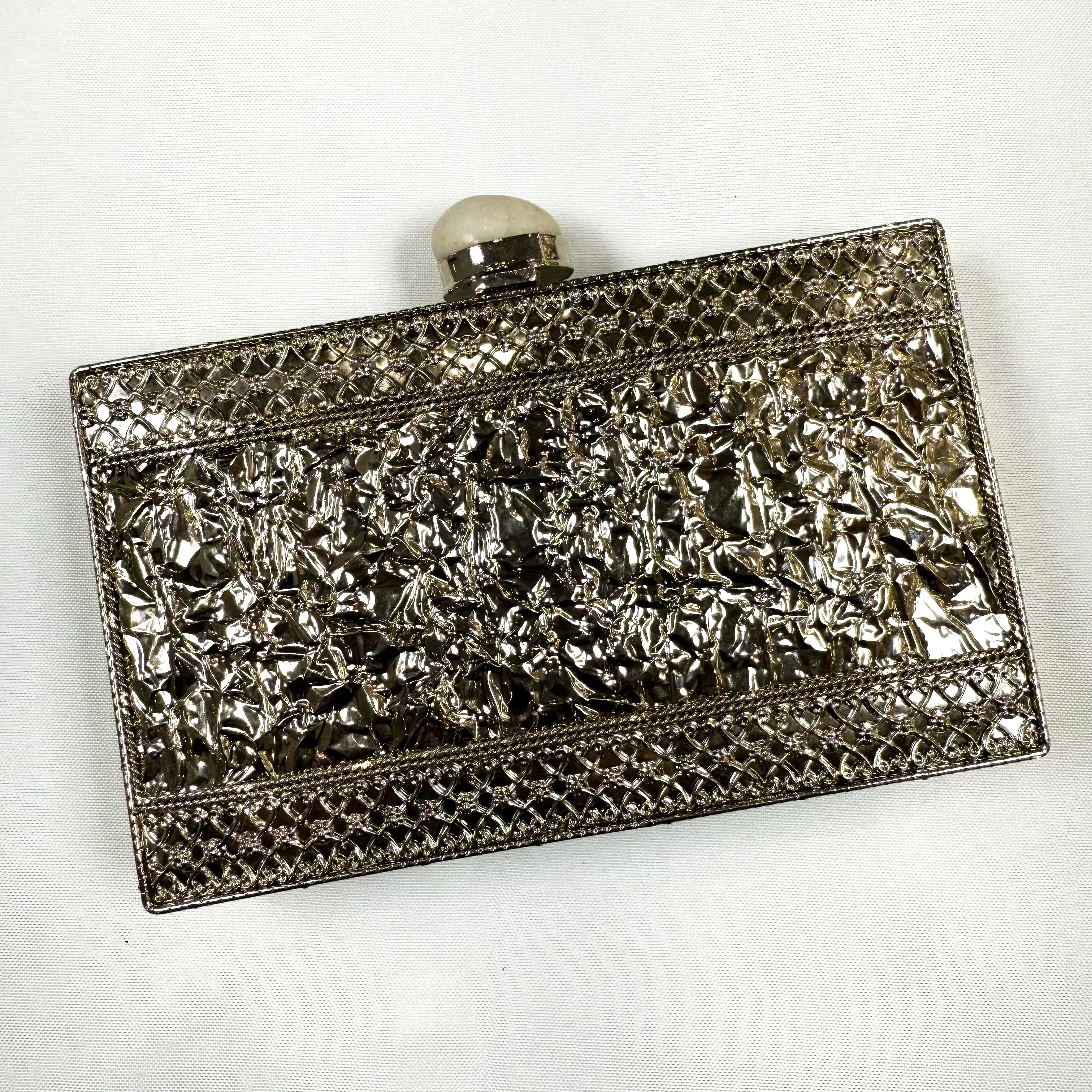 KARINA Clutch (Silver)