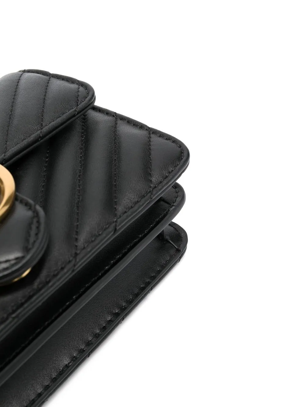 Lovebird quilted shoulder bag