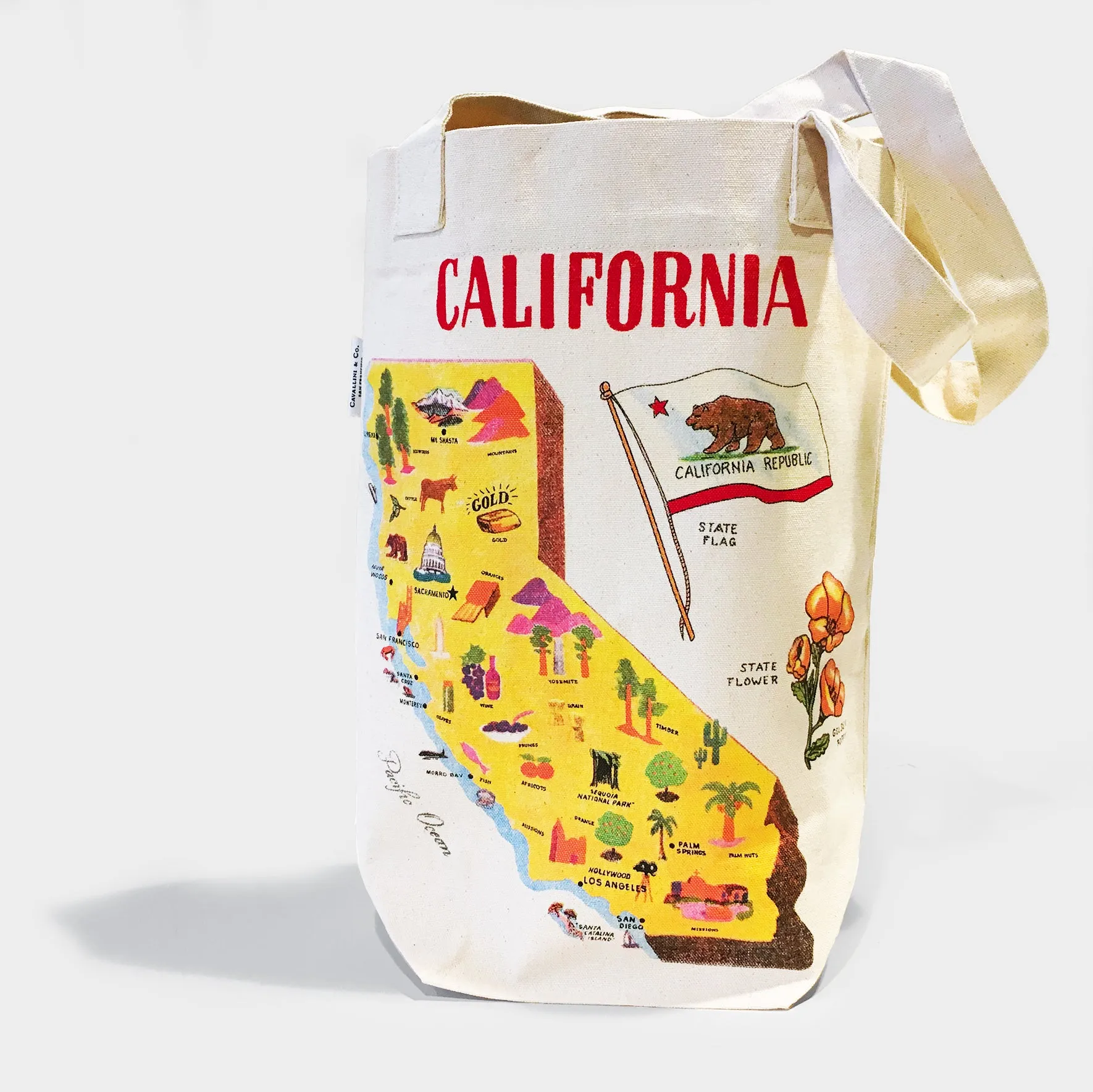Map of California Tote Bag