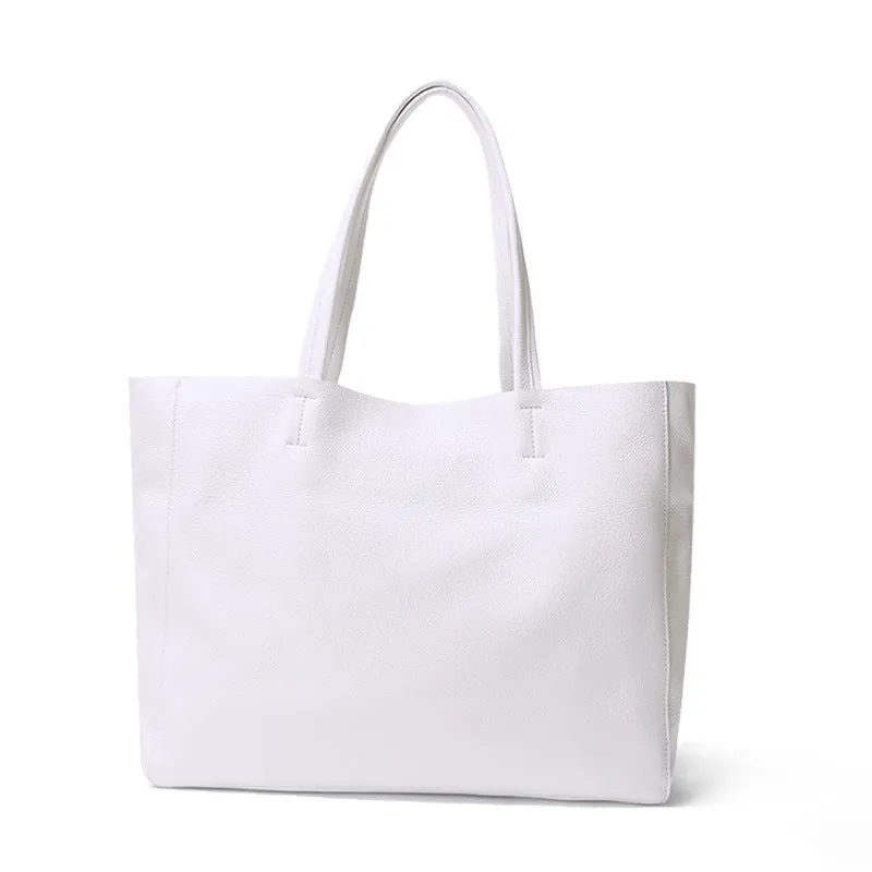 New Genuine Leather Handbag Full Grain Leather Best Tote Bag For Ladies Leather Fashion Laptop Bag For Working