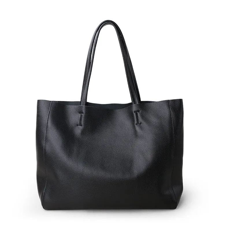 New Genuine Leather Handbag Full Grain Leather Best Tote Bag For Ladies Leather Fashion Laptop Bag For Working