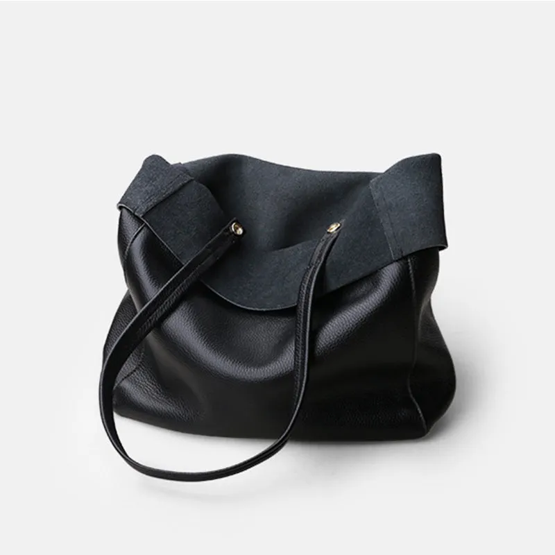 New Genuine Leather Handbag Full Grain Leather Best Tote Bag For Ladies Leather Fashion Laptop Bag For Working