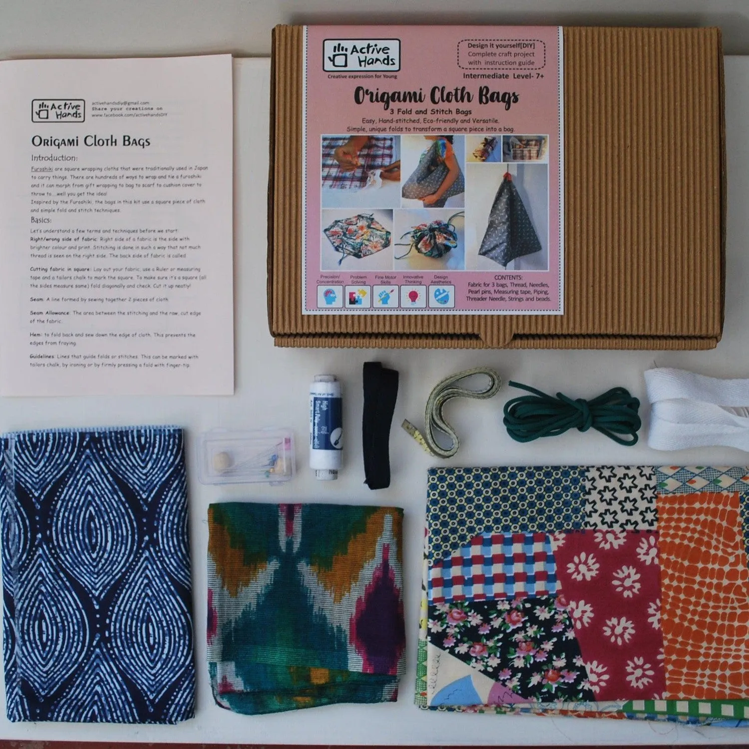 Origami Cloth Bags DIY Kit