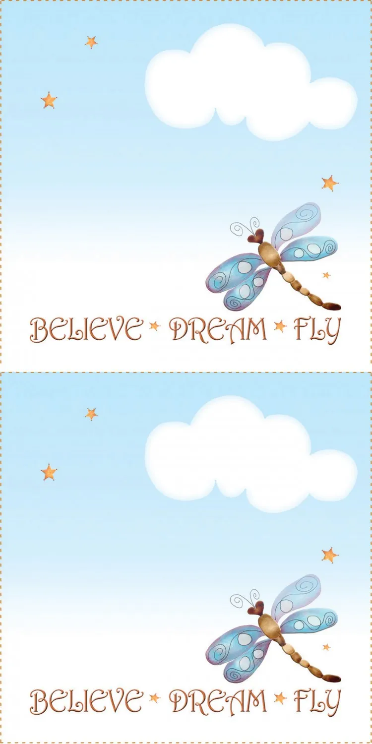 Quilt Label Dragonfly