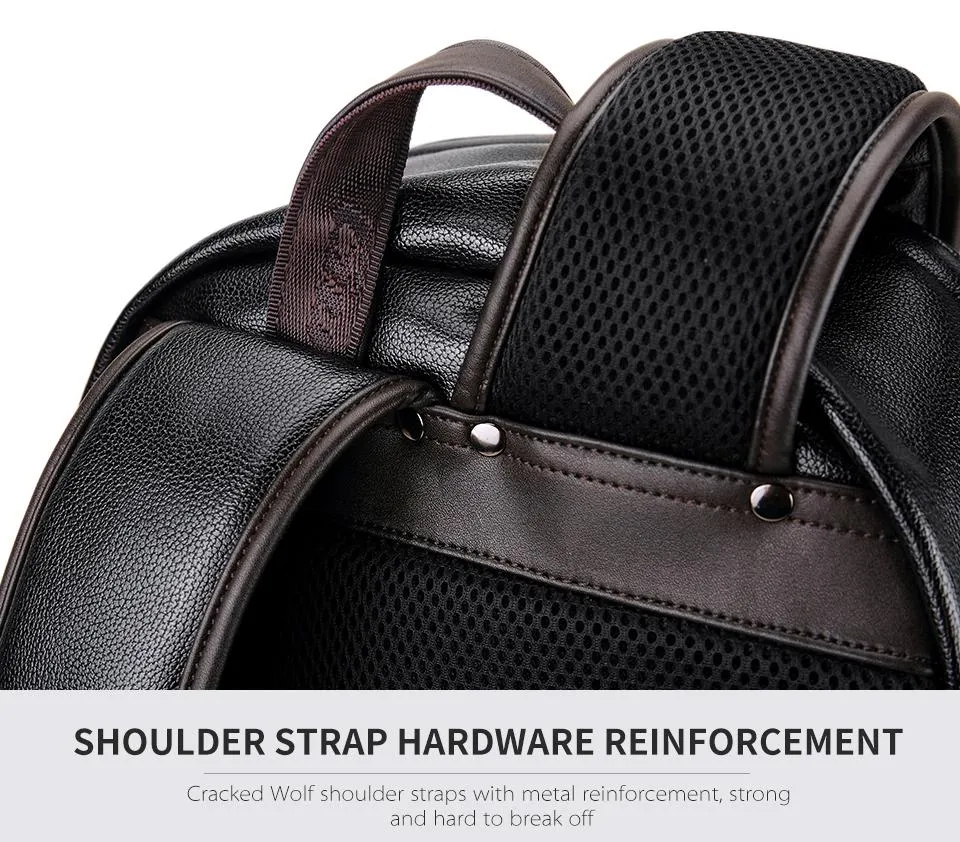 Rock Style Backpacks with External USB Charge