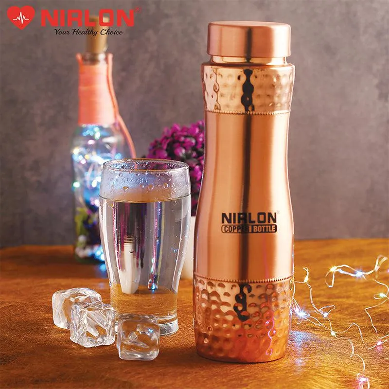 Sarmie Copper Water Bottle - 950 ML