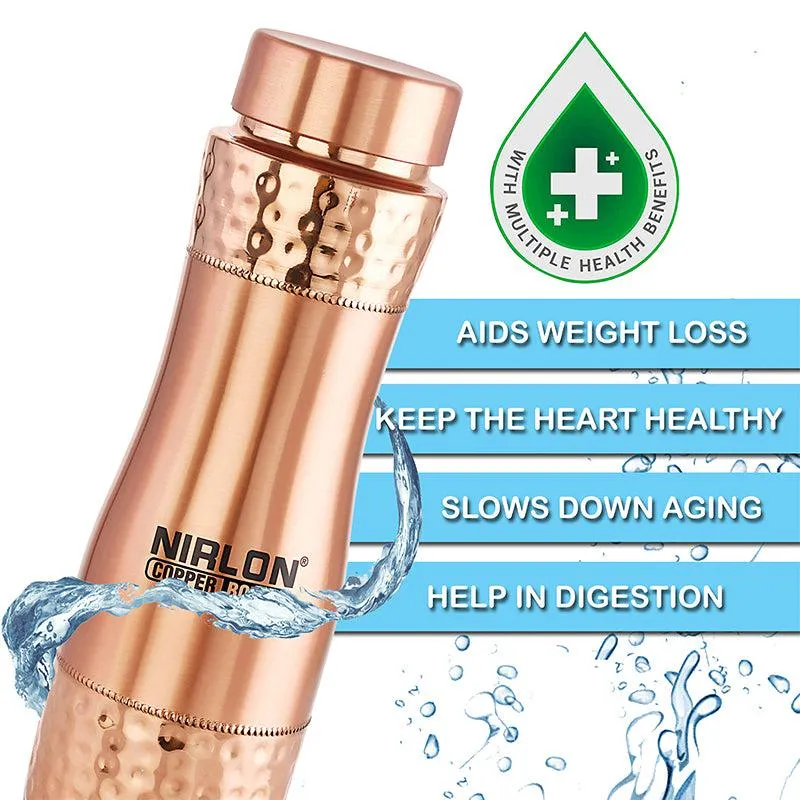Sarmie Copper Water Bottle - 950 ML