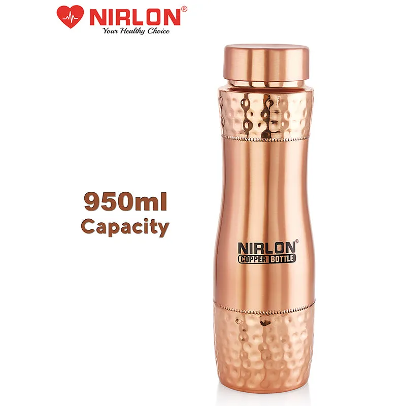 Sarmie Copper Water Bottle - 950 ML