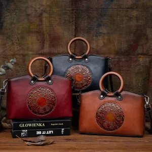Shannon  Vintage Designer Damenhandtaschen aus veganem Leder