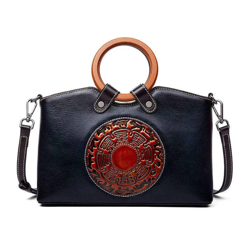 Shannon  Vintage Designer Damenhandtaschen aus veganem Leder