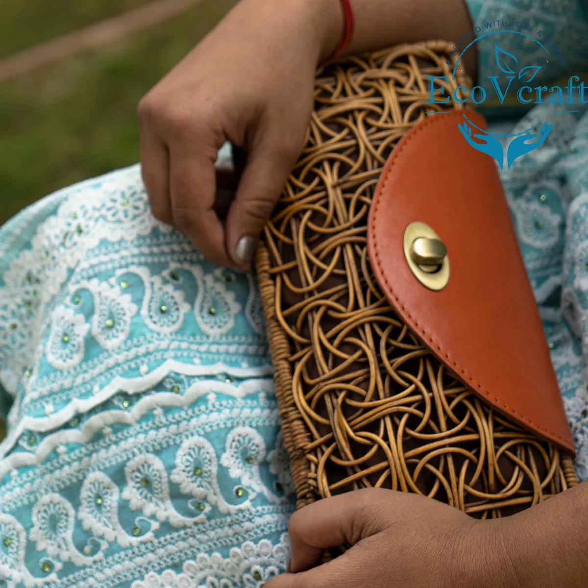 Spider Brown Rectangular Sling Bag | Clutch Bag
