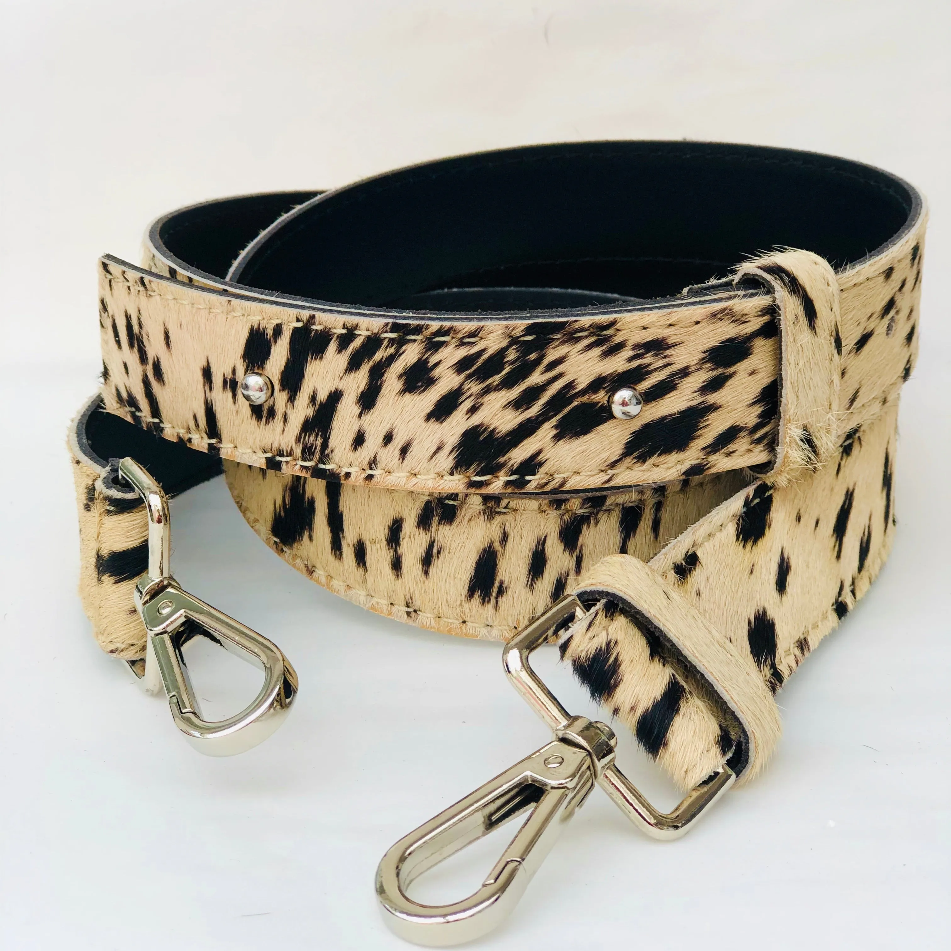 Spotty Hair On Hide Leather Crossbody Bag Replacement Strap