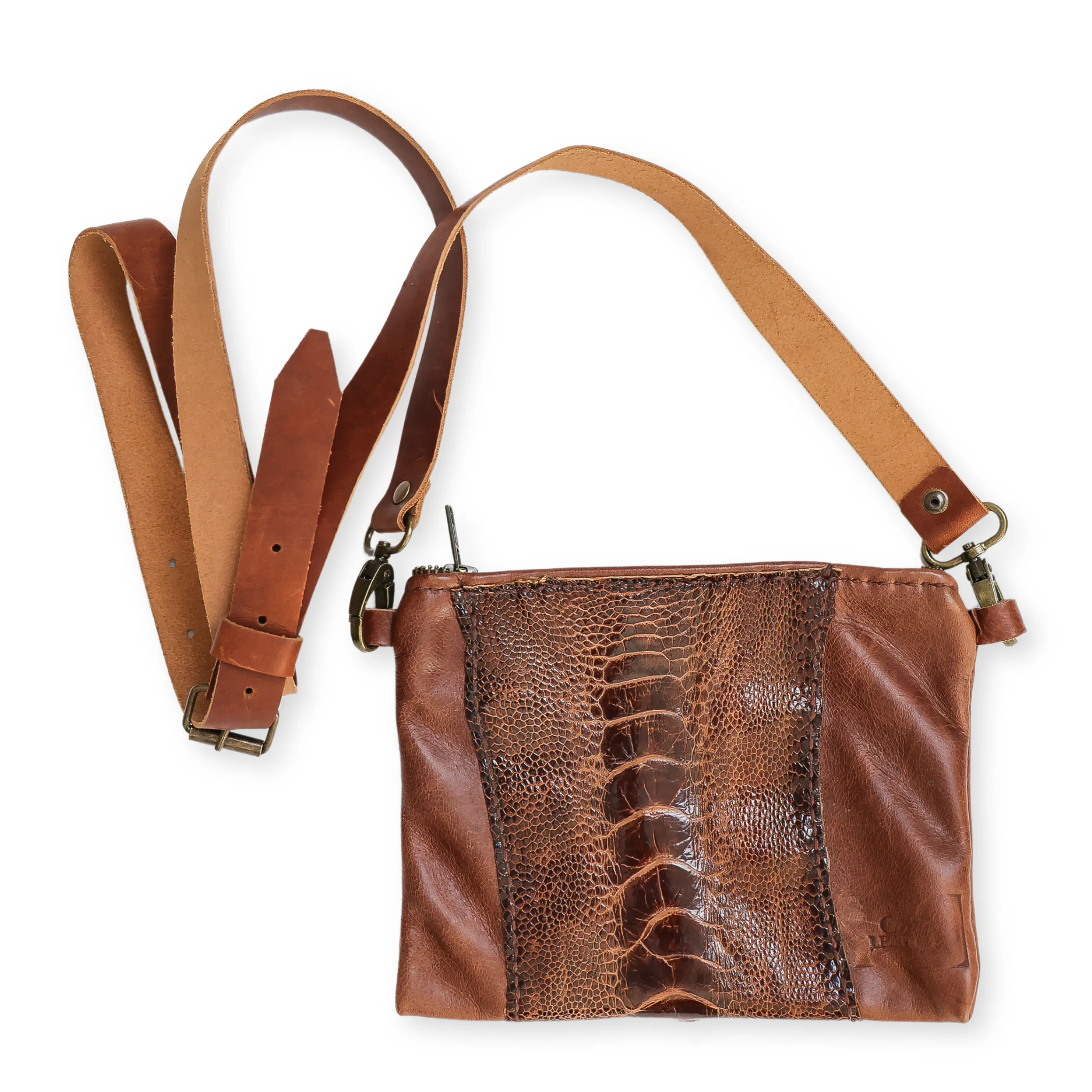 Sunrise Satchel Ostrich