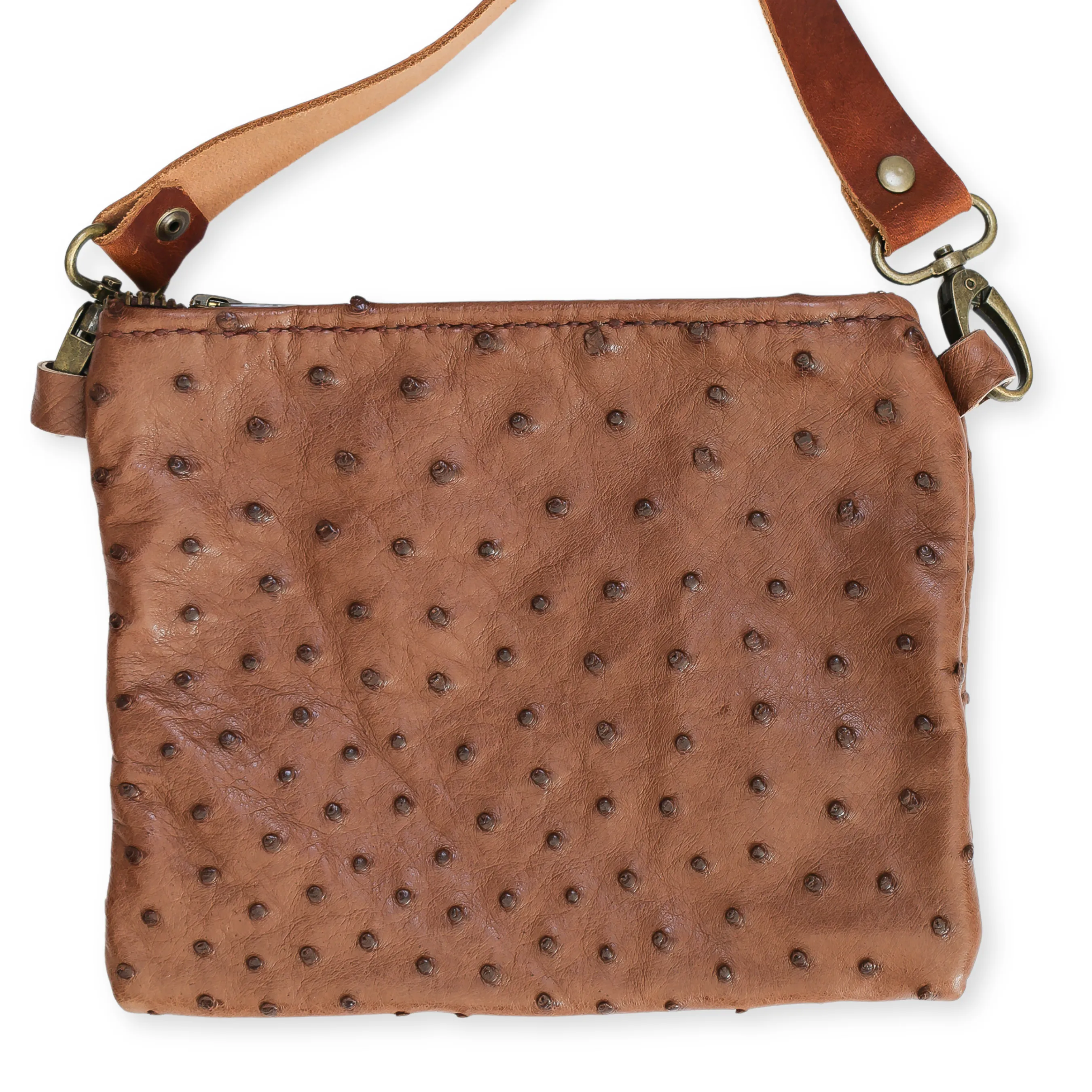 Sunrise Satchel Ostrich