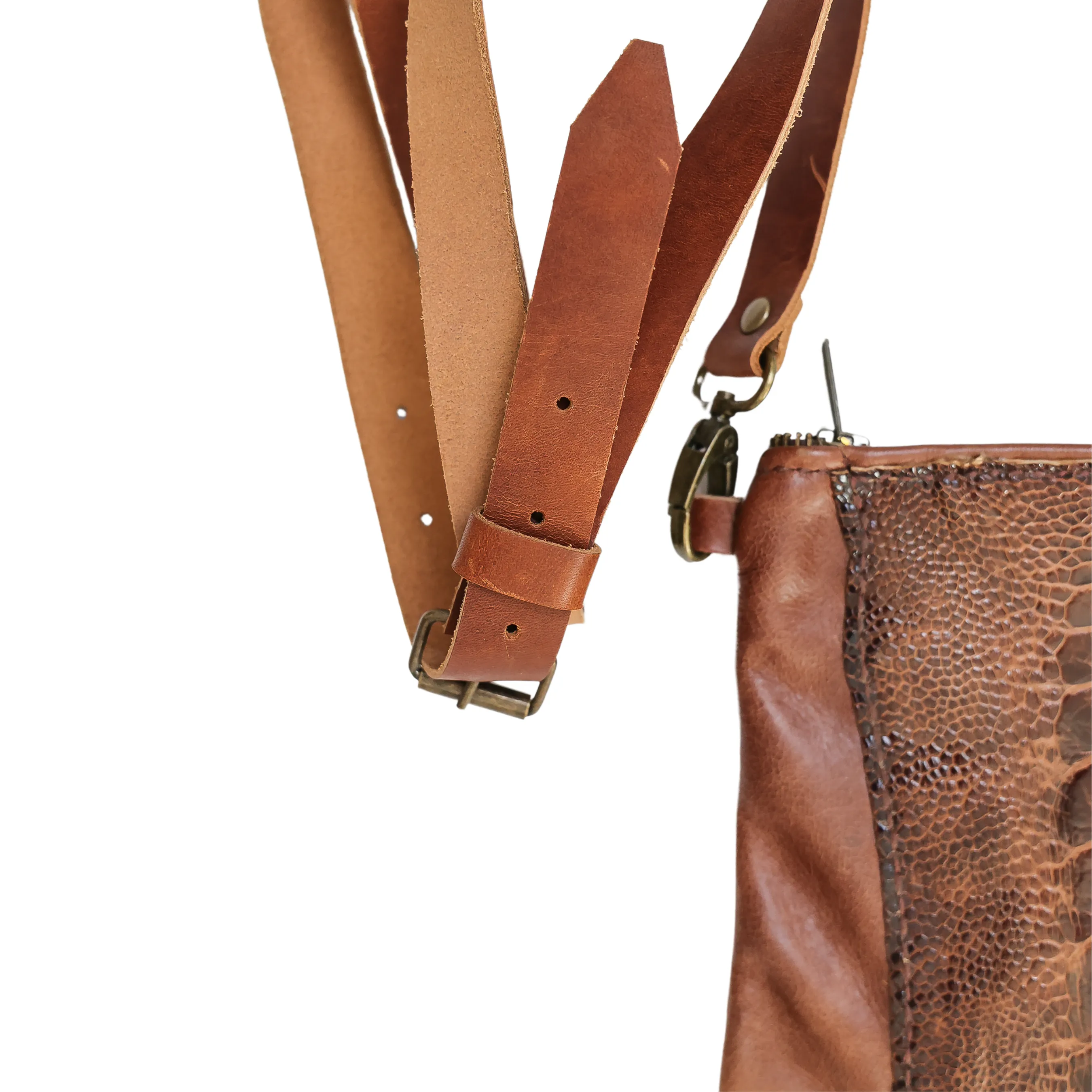 Sunrise Satchel Ostrich