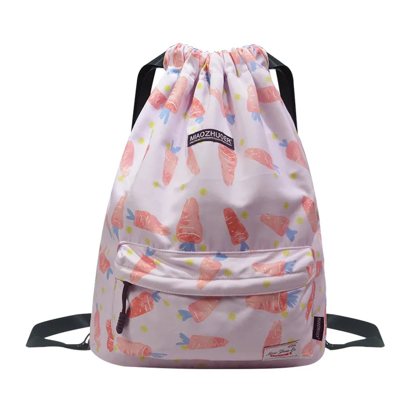 Waterproof Drawstring Backpack Sports Buggy Bag Drawstring