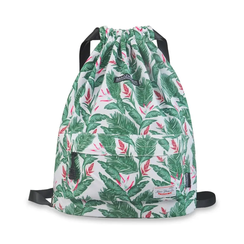 Waterproof Drawstring Backpack Sports Buggy Bag Drawstring