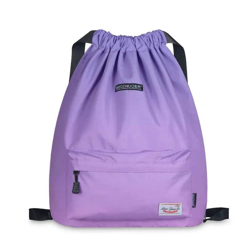 Waterproof Drawstring Backpack Sports Buggy Bag Drawstring