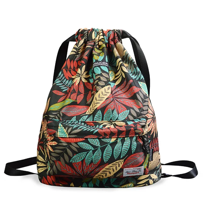 Waterproof Drawstring Backpack Sports Buggy Bag Drawstring