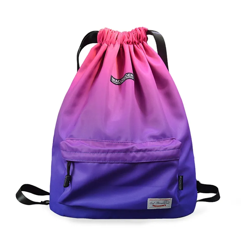 Waterproof Drawstring Backpack Sports Buggy Bag Drawstring