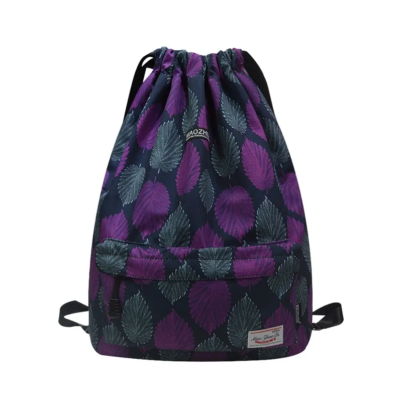 Waterproof Drawstring Backpack Sports Buggy Bag Drawstring