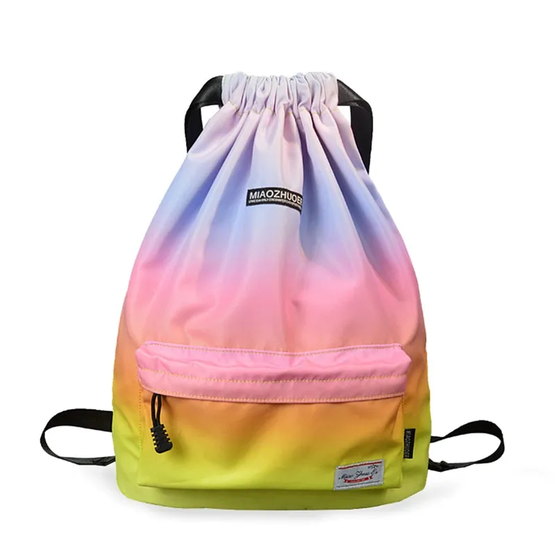 Waterproof Drawstring Backpack Sports Buggy Bag Drawstring