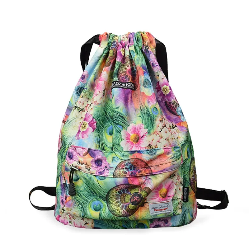 Waterproof Drawstring Backpack Sports Buggy Bag Drawstring