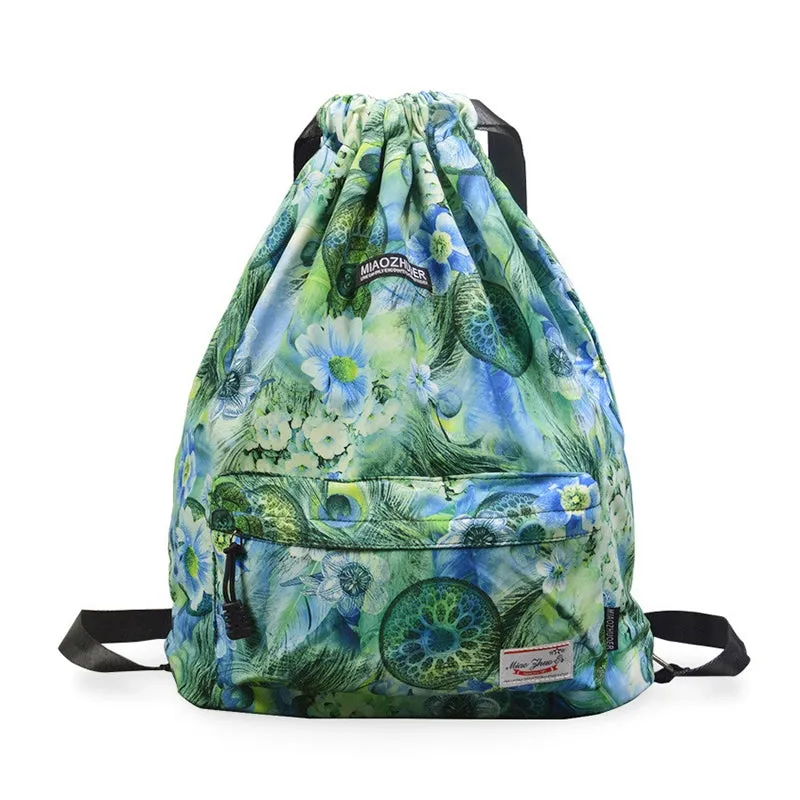 Waterproof Drawstring Backpack Sports Buggy Bag Drawstring