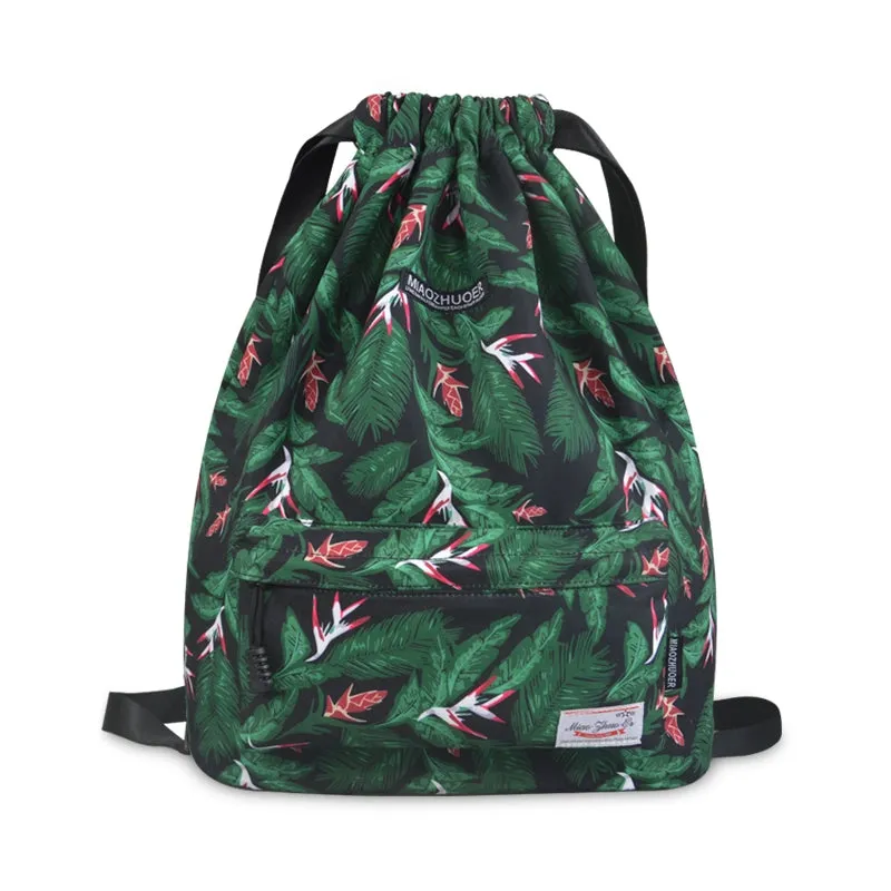 Waterproof Drawstring Backpack Sports Buggy Bag Drawstring