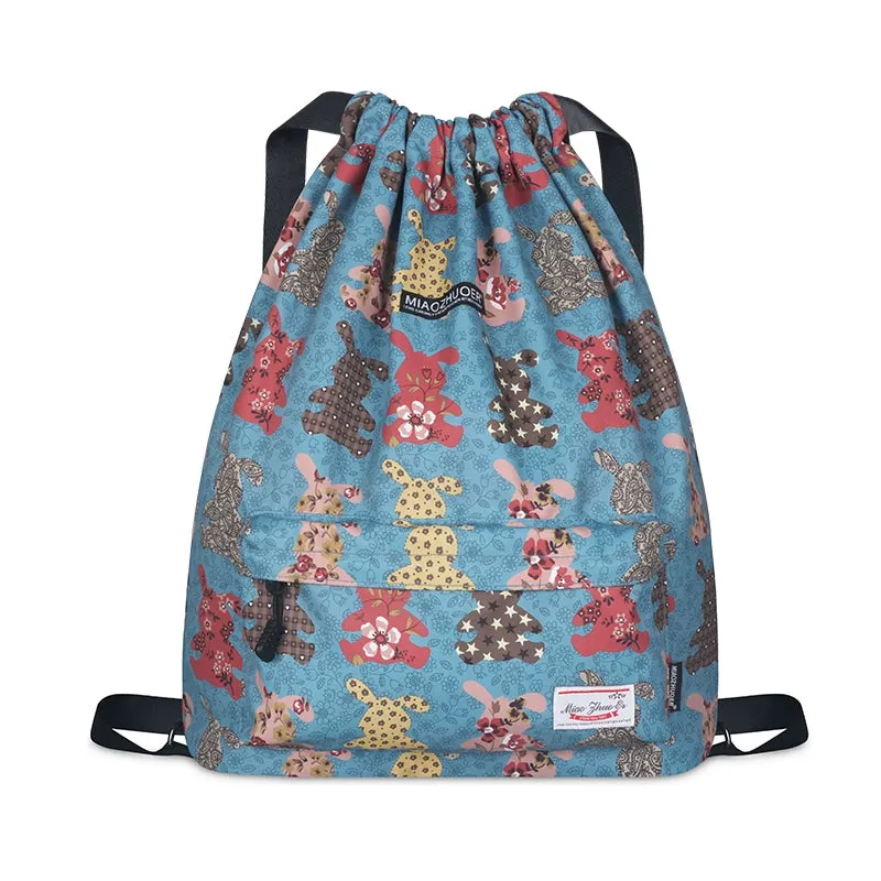 Waterproof Drawstring Backpack Sports Buggy Bag Drawstring