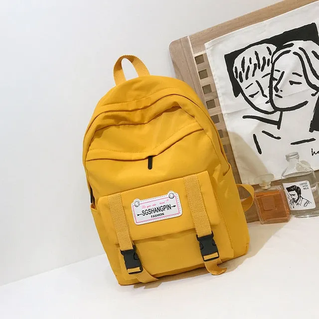 Waterproof Nylon Backpack for Student and Light Travel
