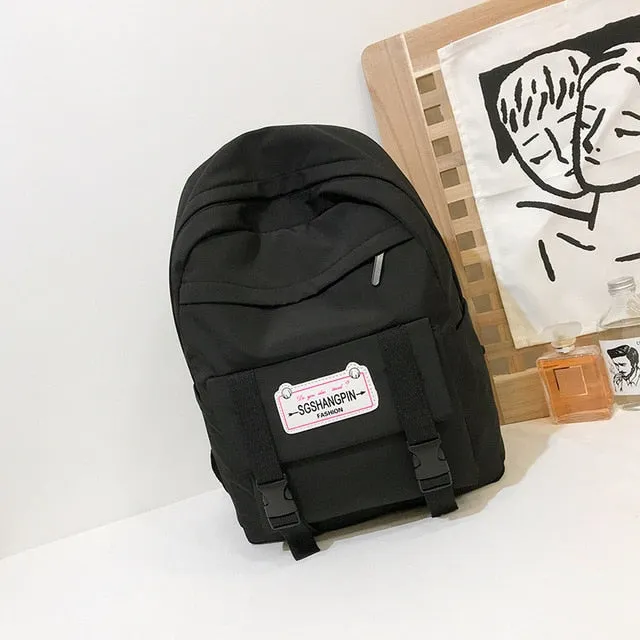 Waterproof Nylon Backpack for Student and Light Travel