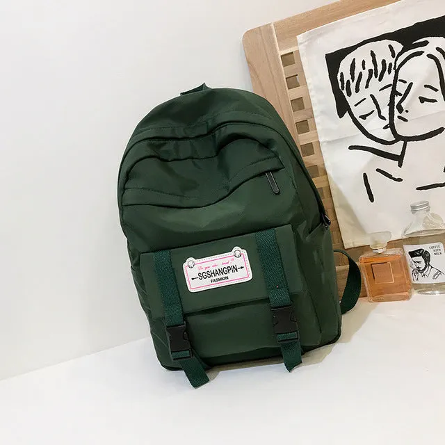 Waterproof Nylon Backpack for Student and Light Travel