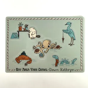 Yarn Crawl 2024 Stickers | Dawn Kathryn Studios