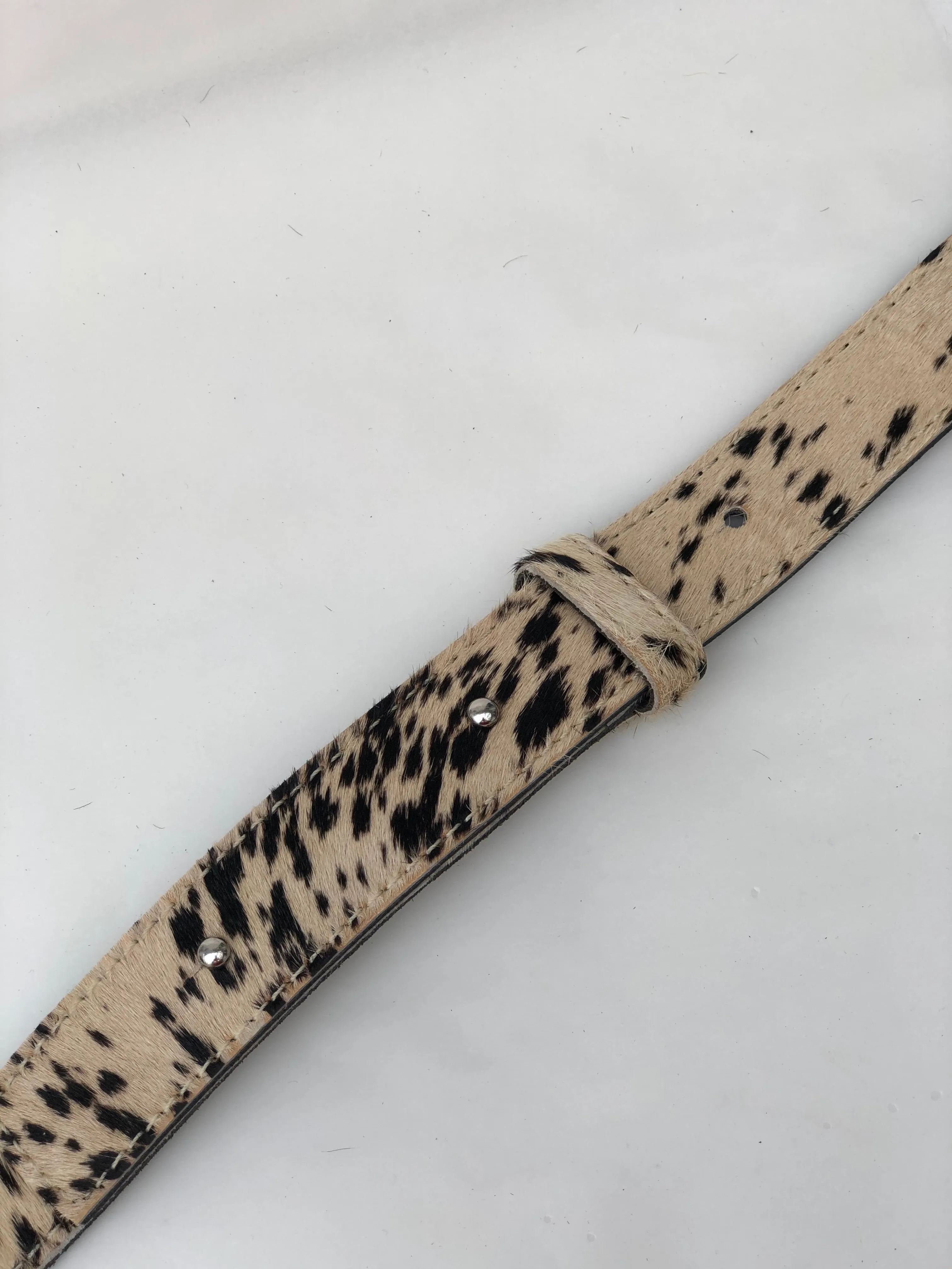 Zebra Hair On Hide Leather Crossbody Bag Replacement Strap